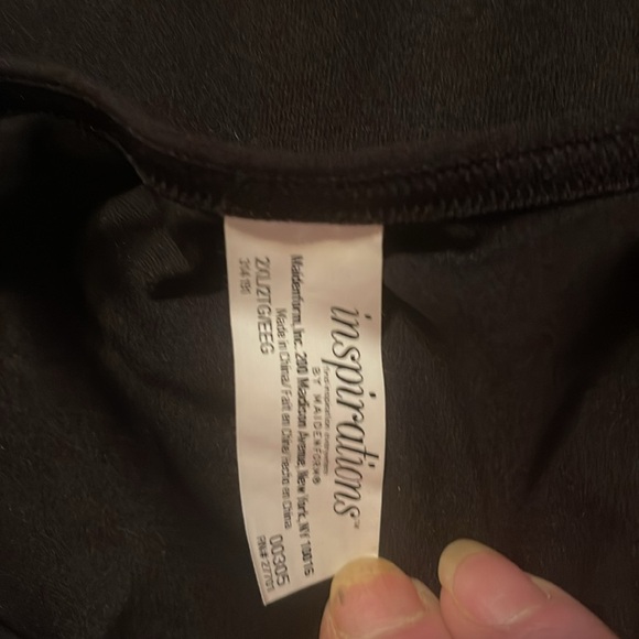 INSPIRATIONS Black Shapewear Cami by Maidenform size 2X - Picture 4 of 5